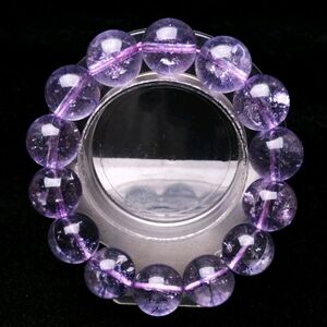 16mm Genuine Natural Purple Super 7 Seven Lepidocrocite Quartz Beaded Bracelet